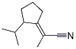 Propanenitrile, 2-[2-(1-methylethyl)cyclopentylidene]- (9CI) 结构式