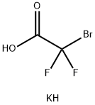 溴二氟乙酸钾盐 结构式