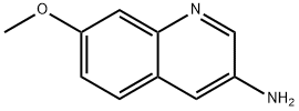 7-甲氧基-3-喹啉胺 结构式