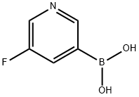 5-氟-3-吡啶硼酸 结构式