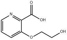 3-(2-羟基乙氧基)皮考啉酸盐酸盐 结构式