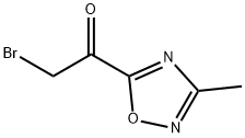 Ethanone, 2-bromo-1-(3-methyl-1,2,4-oxadiazol-5-yl)- (9CI) 结构式