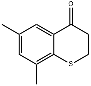 2,3-二氢-6,8-二甲基-4H-1-苯并噻喃-4-酮 结构式