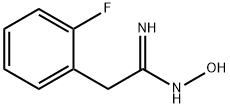 2-(2-氟苯基)-N'-羟基乙酰亚胺 结构式