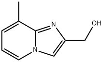 (8-甲基咪唑并〔1,2-A]吡啶-2-基)-甲醇 结构式