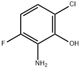 Phenol,  2-amino-6-chloro-3-fluoro- 结构式