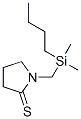 2-Pyrrolidinethione,  1-[(butyldimethylsilyl)methyl]- 结构式