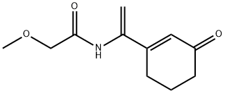 2-METHOXY-N-[1-(3-OXOCYCLOHEX-1-ENYL)VINYL]ACETAMIDE 结构式