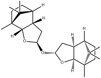 双[(2R,3AS,4R,7AS)-八氢-7,8,8-三甲基-4,7-亚甲基苯并呋喃-2-基]醚[用于旋光拆分] 结构式