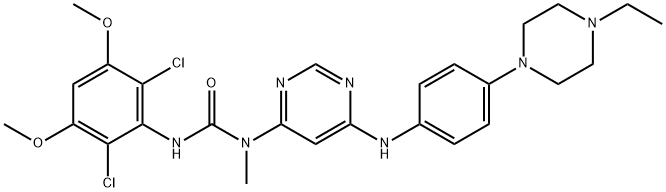 FGFR抑制剂(NVP-BGJ398) 结构式