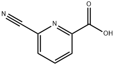 6-氰基吡啶-2-羧酸 结构式