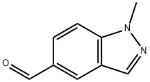 1 -甲基- 1H-吲唑- 5 -甲醛 结构式