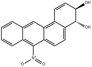 7-NITROBENZ(A)ANTHRACENE-TRANS-3,4-DIHYDRODIOL 结构式