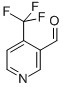 4-(三氟甲基)吡啶-3-甲醛 结构式