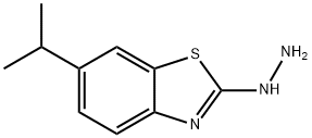 6-(1-METHYLETHYL)-2(3H)-BENZOTHIAZOLONE HYDRAZONE 结构式