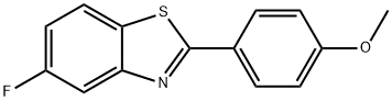 5-FLUORO-2-(4-METHOXYPHENYL)BENZO[D]THIAZOLE 结构式