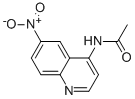 4-ACETAMIDO-6-NITRO-QUINOLINE 结构式