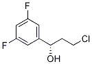 (1S)-3-chloro-1-(3,5-difluorophenyl)propan-1-ol 结构式