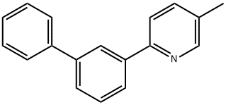 2-苯基-3-基-5-甲基吡啶 结构式