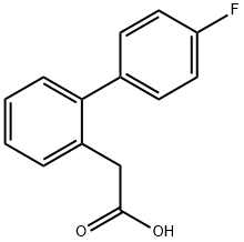 4'-氟-2-联苯乙酸 结构式