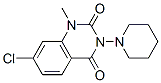 7-chloro-1-methyl-3-(1-piperidyl)quinazoline-2,4-dione 结构式