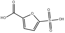 呋喃-5-磺酸-2-甲酸 结构式