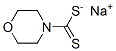 sodium morpholine-4-carbodithioate  结构式