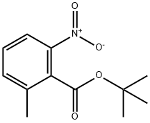 Benzoic acid, 2-Methyl-6-nitro-, 1,1-diMethylethyl ester 结构式