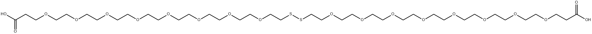 4,7,10,13,16,19,22,25,32,35,38,41,44,47,50,53-Hexadecaoxa-28,29-dithiahexapentacontanedioicacid