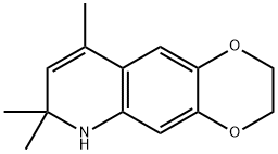 1,4-Dioxino[2,3-g]quinoline,  2,3,6,7-tetrahydro-7,7,9-trimethyl- 结构式