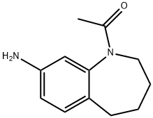 1-(8-Amino-2,3,4,5-tetrahydro-1H-benzo[b]azepin-1-yl)ethanone 结构式