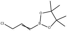 反式-2-氯甲基乙烯基硼酸频那醇酯 结构式