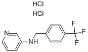 PYRIDIN-3-YL-(4-TRIFLUOROMETHYL-BENZYL)-AMINE DIHYDROCHLORIDE 结构式