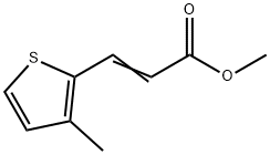 METHYL 3-(3-METHYL-2-THIENYL)ACRYLATE 结构式