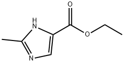 2-甲基-1H-咪唑-4-甲酸乙酯 结构式