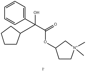 Glycopyrrolate Iodide(Mixture of diastereomers) 结构式