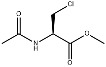 N-乙酰基-3-氯-L-丙氨酸甲酯 结构式