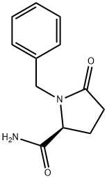 1-Benzyl-5-oxopyrrolidine-2-carboxamide 结构式