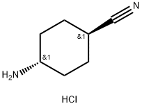 反式-4-氰基环己胺 盐酸盐 结构式
