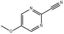 2-嘧啶氰基,5-甲氧基- 结构式