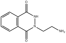 2-(2-AMINOETHYL)-2,3-DIHYDROPHTHALAZINE-1,4-DIONE 结构式