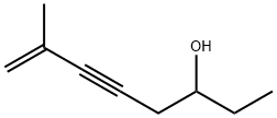7-甲基-7-辛烯-5-炔-3-醇 结构式
