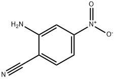 2-氨基-4-硝基腈苯 结构式