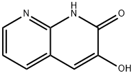 3-hydroxy-1,2-dihydro-1,8-naphthyridin-2-one 结构式