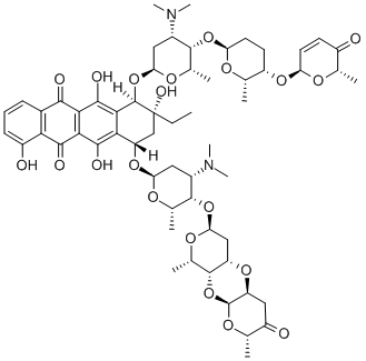 ditrisarubicin C 结构式