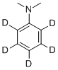 N,N-DIMETHYLANILINE-2,3,4,5,6-D5 结构式