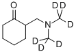 2-(Bistrideuteromethyl)amniomethylcyclohexanone-D6 结构式