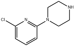 1-(6-氯-吡啶-2-基)-哌嗪 结构式