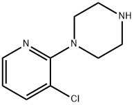 1-(3-氯-2-吡啶)哌嗪 结构式