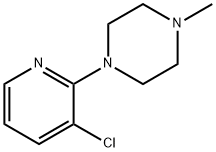 3-CHLORO-2-(4-METHYLPIPERAZINO)PYRIDINE 结构式